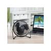 Hama USB Metal Table Fan, 15 Cm (6), 2 Speeds - Black (1 ACCESS)
