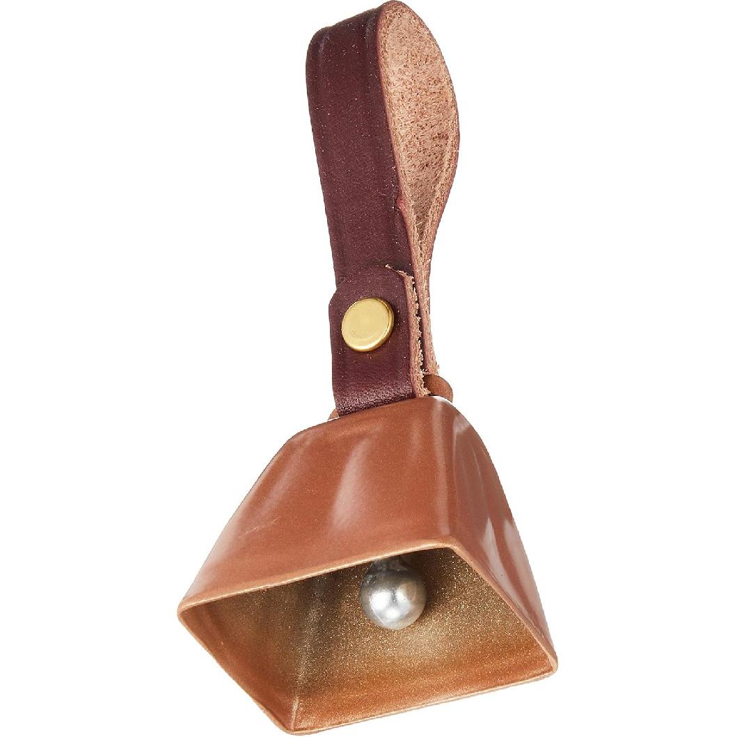 

Country Cow Bell #2 Medium with Leather Strap - Dog Collar Bell