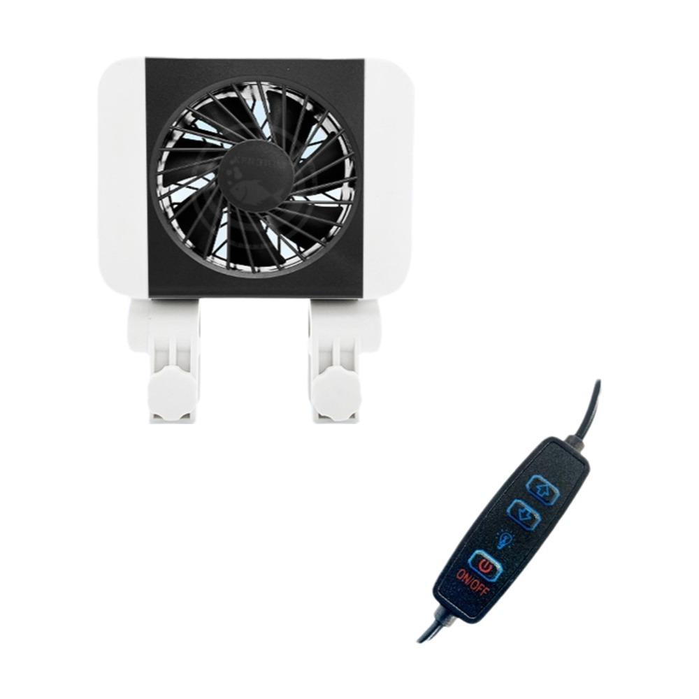 

Wall Mounted Aquarium Cooling Fans 1/2/3/4/5/6 Heads Fish Tank Cooler Cool Down Temperature Mixed 1 Head