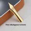 2PCS Majohn NO.8 Fountain Pen Nib F, M Size Compatible with Majohn NO.8 P139, P140 Fountain Pen