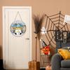 Halloween Gnome Welcome Sign Multi-Purpose Dwarf Wooden Sign DIY Gnome Door Sign Decor for Front Doors Porches Wall Decor