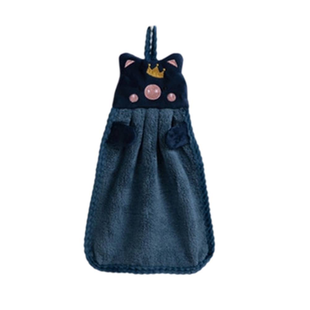 Hangable Hand Towel Kawaii Pig Towel Fun Kitchen Decor
