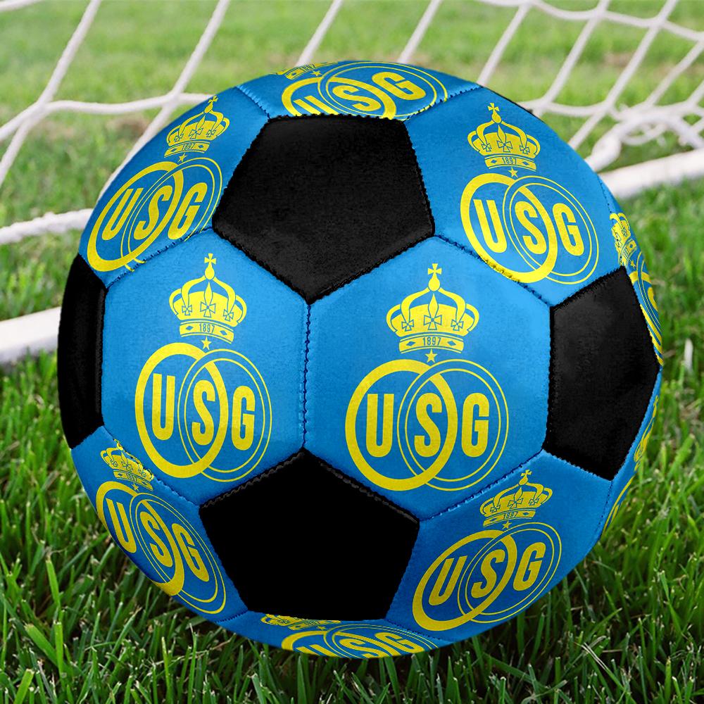 MAAT 5 Royale Union Saint-Gilloise Voetbal Kleurrijk Alle Leeftijden Machinaal Gestikt PVC Wedstrijd Klaar Duurzaam Hoge Stuit