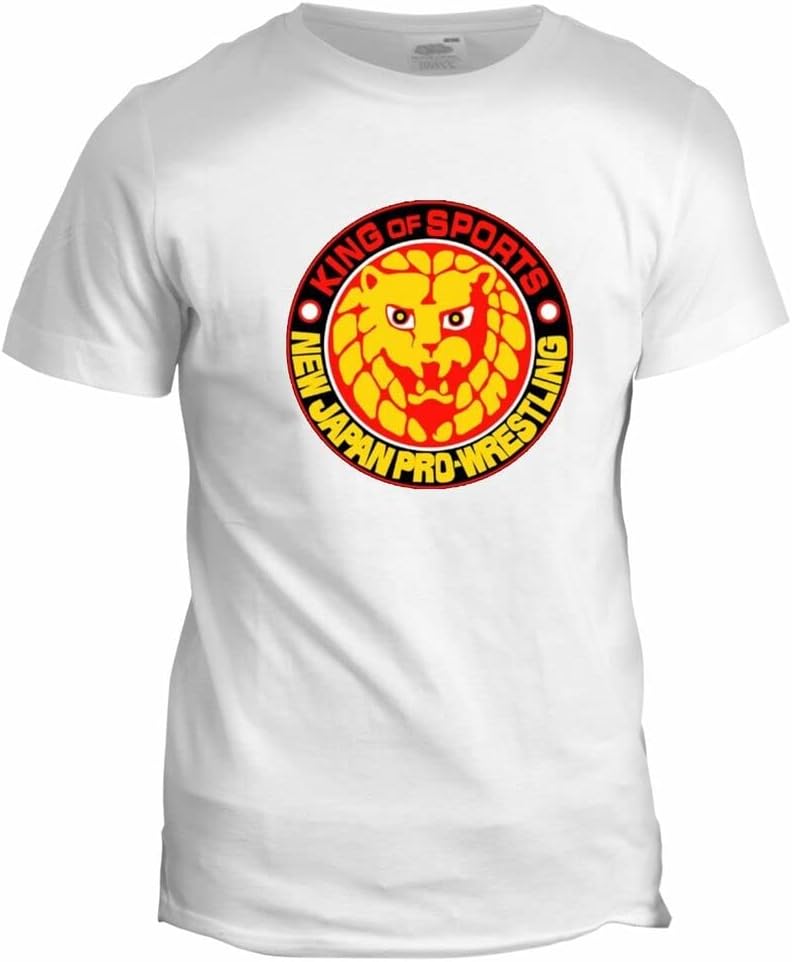 New Japan Pro Wrestling T-Shirt NJPW Wrestler Sports Japanese Martial Arts Tee S белый