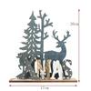 Christmas Style Decor Elk Splice Deer Xmas Ornaments Christmas Home Decor Supplies Festival Creative Kids Gift Accessories