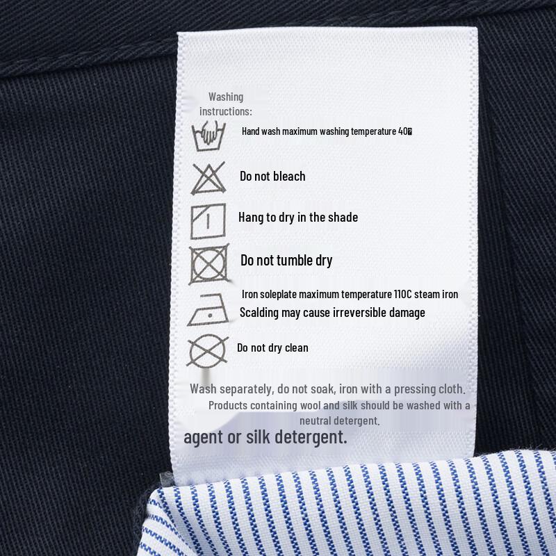 HAZZYS Men's Business Casual Tapered Trousers