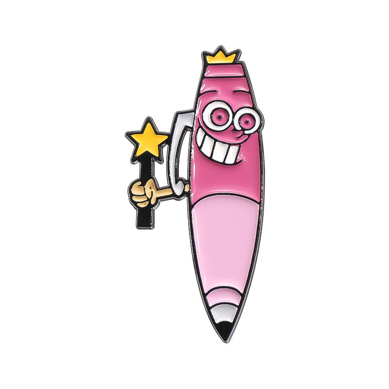 Anime Characters Enamel Pins Custom Boy And Girl Brooches Lapel Badges Cartoon Jewelry Gift for Kids Friends