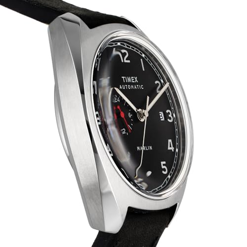 TIMEX Men's Marlin Jet Watch, Black Dial, Automatic, 5 ATM Water Resistance, TW2V62100