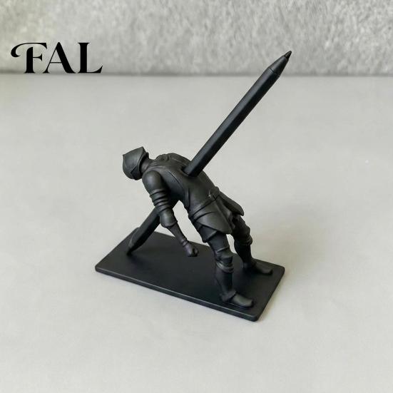 Ninja Pen Holder Unique Holder, 3D Printed Plastic Pencil Organizer, Funny Stand for Desk Creative Office Stationery Storage Stand, Pens Markers