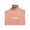 Jordan Sports Crew Neck Short Sleeve T-Shirt with Logo Print Men Tops Pink CZ5186-693