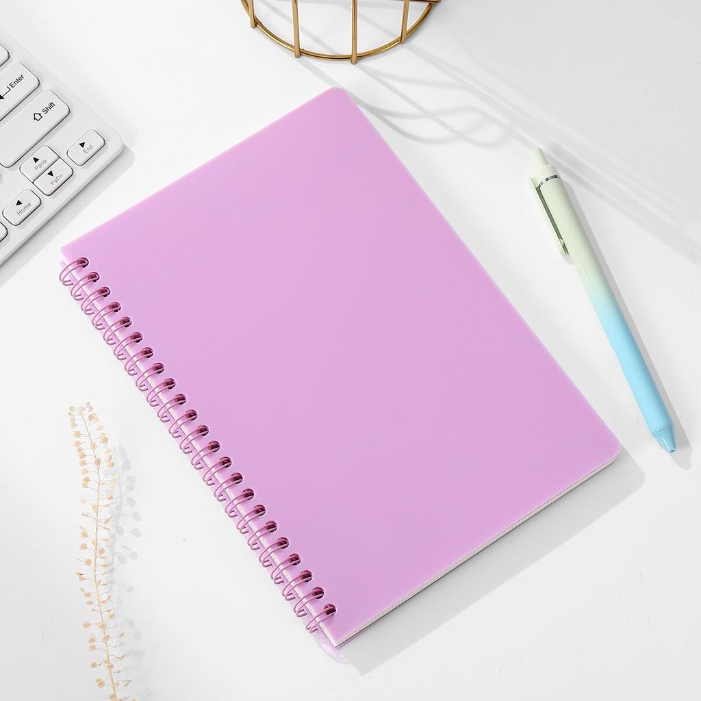 A5 Spiral Notebook 160 Pages, Thick Paper Eye Protection Lined, Writing Notebook for School College Office Diary