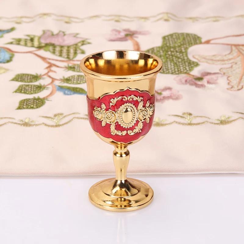 Weinglas Schnapsglas Metallglas 20ml bis 50ml Retro Kreativ Kleine Likörschale Gold Europäischer Stil Hochwertig Essen Bar Barzubehör Geschenke