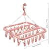 Tendedero multifuncional para ropa con 32 pinzas, resistente al viento, para calcetines y hogar.