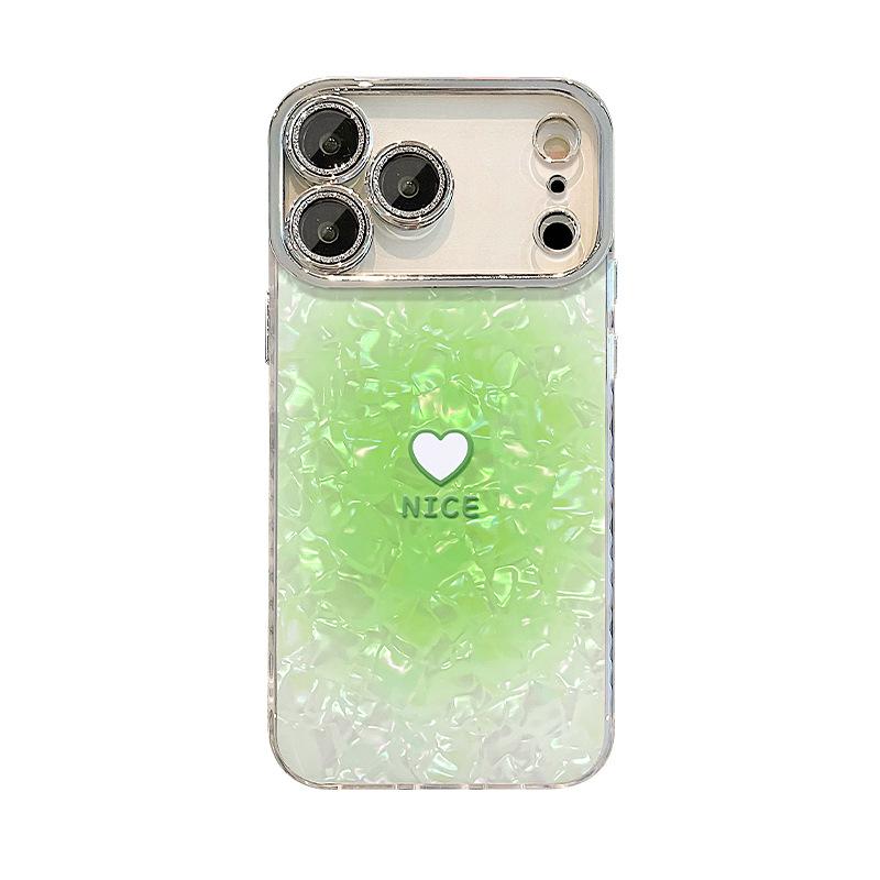 Smudge Love Applies To Apple 17promax Mobile Phone Case Iphone16 Korean 15 All-inclusive 14 Girls 13 Bracelets