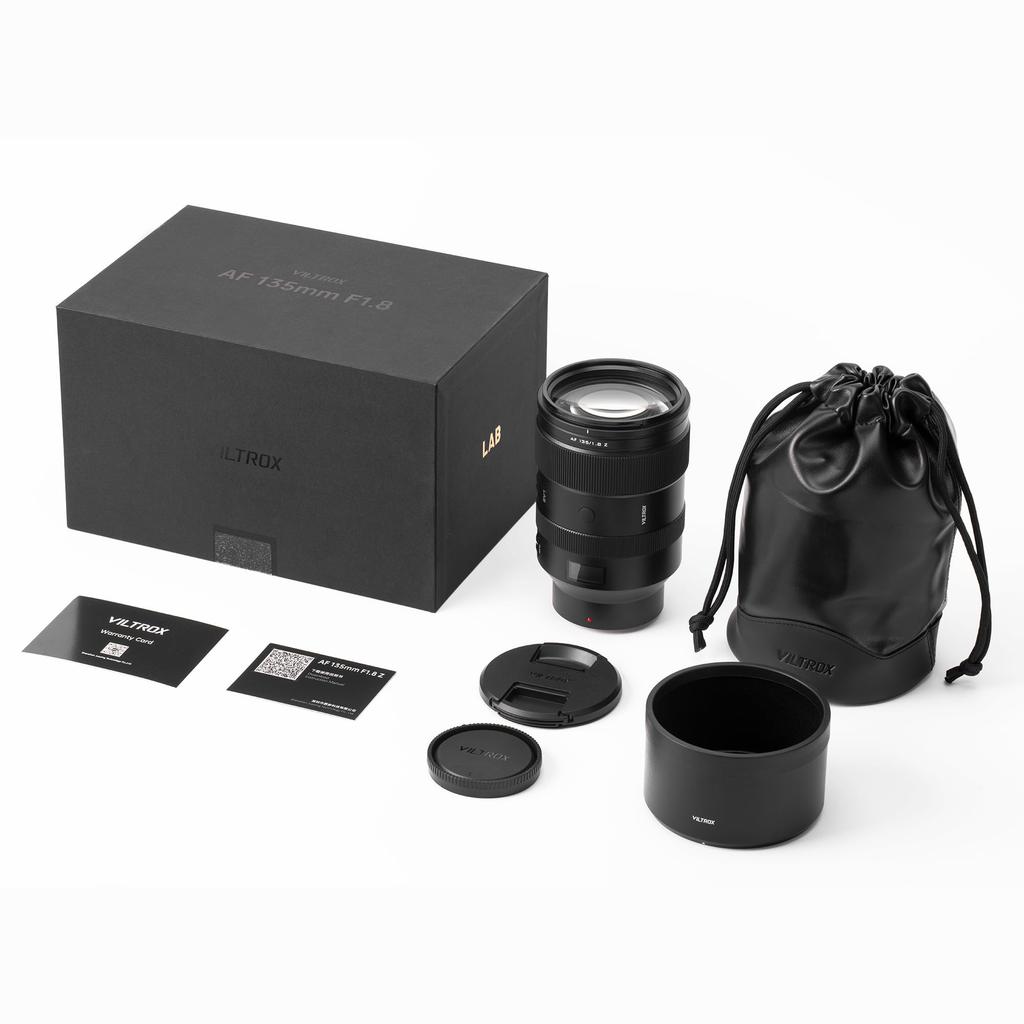 VILTROX AF 135mm LAB Z Nikon Z HyperVCM Large Medium Telephoto Compatible with Nikon and Other Cameras F1.8 Lens, Mount, Motor, Aperture, Prime, Lens,