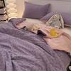 Floral Print Quilt Soft Skin-Friendly Breathable Summer Comforter With Ultrasonic Embossing Summer Machine Washable Bedspread