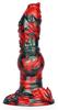 Gode Florix 20 X 7cm Black and Red - MONSTERED - Unusual Dildos