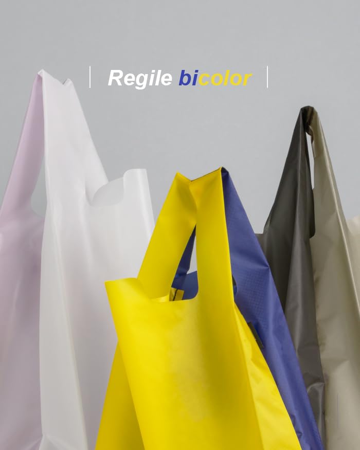 Asoboze Regile 2 Eco Made in Large Unisex White x Bag, Medium, Foldable, Water-Resistant, Japan, Capacity, Lightweight, Durable, Compact, Minimalist,