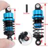 TRZX 4pcs RC Shock Absorbers, Front & Rear Shock Absorbers, 55mm & 62mm, Upgrade Parts for Tamiya TT02 1/10 RC Drift Car (55mm Blue)