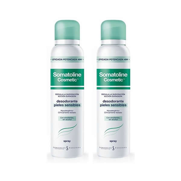 

Somatoline Cosmetic Pack Дезодорант-спрей для чувствительной кожи 2X150 мл