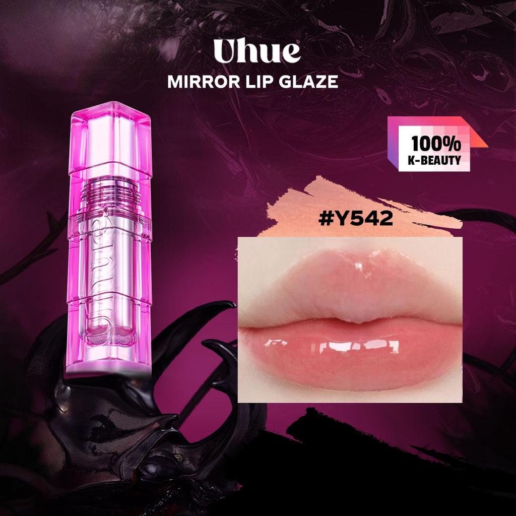 Uhue Mirror Lip Glaze  3ml/0.1 fl.oz (6 Color options)