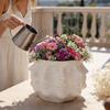 Multi Sided Face Abstract Flower Pot Handicrafts Succulent Pot  Office Ornament