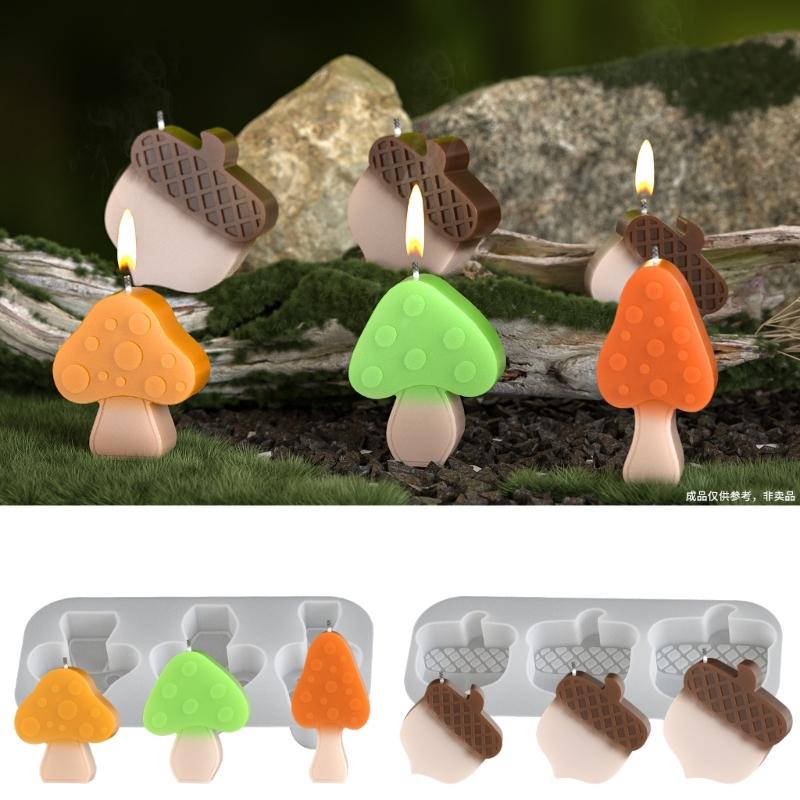 Pinecone Silicone Molds Plasters Molds Epoxy Resin Molds Mushroom Candle Molds Ornament Molds Casting Molds