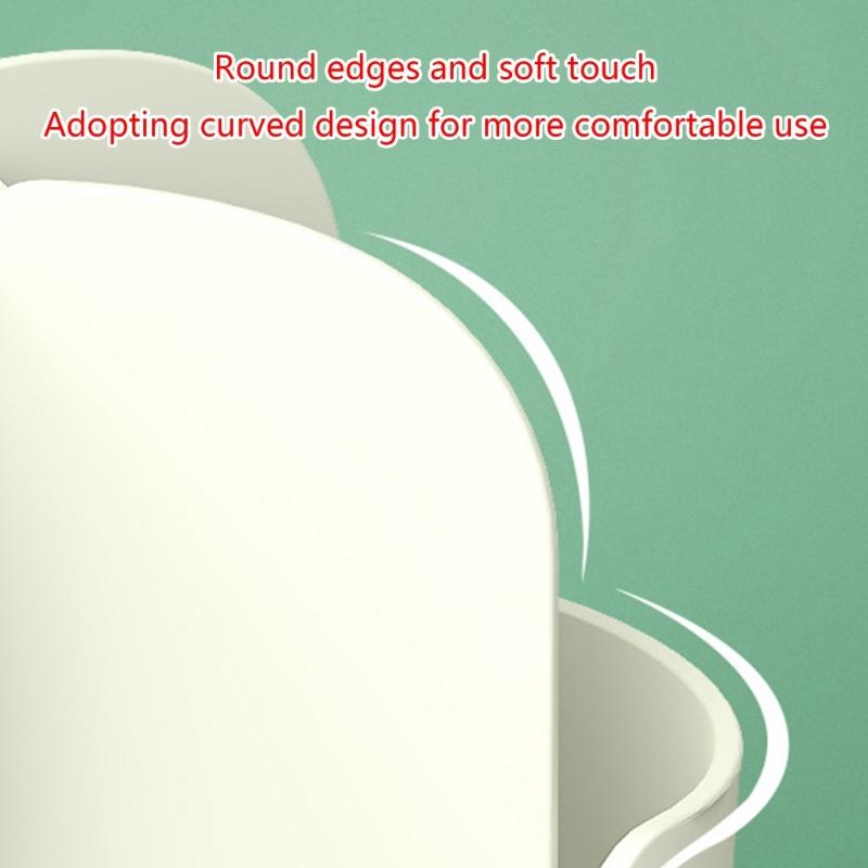 Large-Capacity Rotating Pen Holder Student Stationery Storage Box Desktop Organization Multi-Functional Container Office