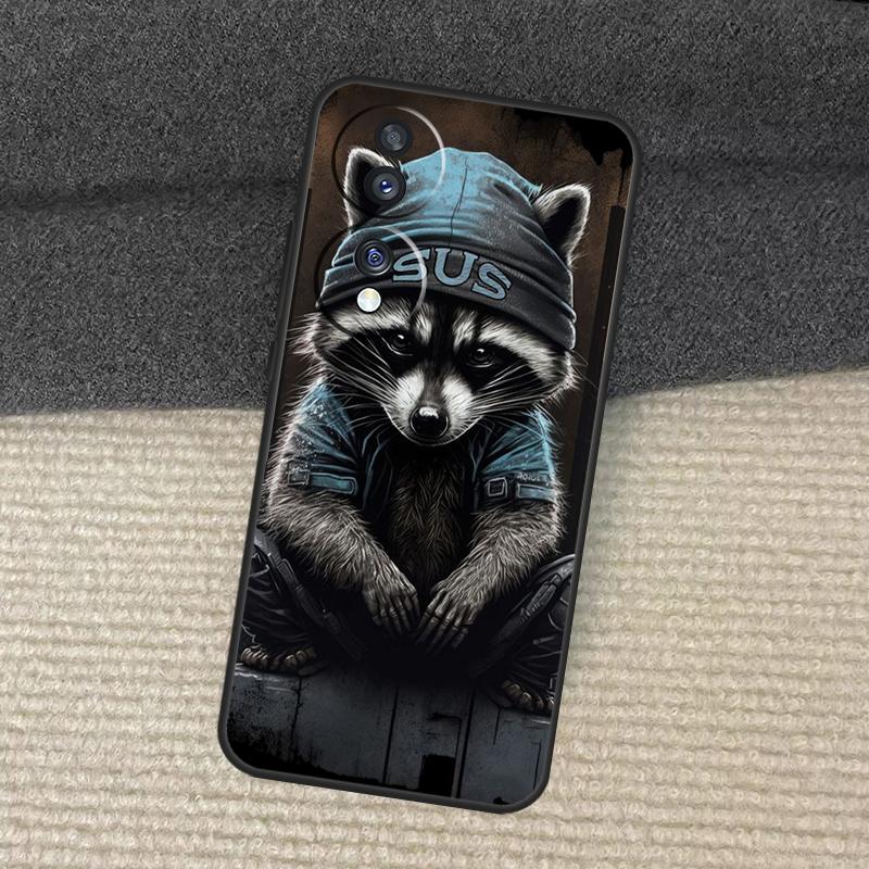 Waschbär Tierhülle Für Honor Magic 7 5 6 Pro Honor 200 Pro 50 70 90 Lite X8b X9a X8a X8 X9 X9c X9b Abdeckung