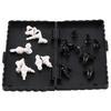 Mini Magnetic Chess Set Portable Travel Strategy Game Plastic Foldable Chessboard for Kids Educational Toy Compact Lightweight