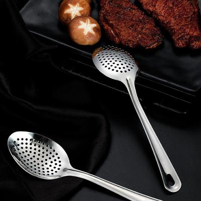 Portatile Acciaio Inossidabile Antiruggine per Cucina Domestica Schiumarola Mestolo Cucchiaio per Noodles Scolapasta per Frittura Cucchiaio Scolapasta
