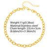 Stainless Steel Anklets Minimalist Temperament Glossy Chain Hip-Hop Retro Anklets For Women Zircon Everyday Wear Gifts New In