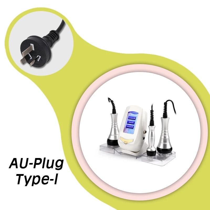 

Portable 40K 3 In 1 RF Vacuum Cavitation Beauty Slimming Equipment Fat Reduce Skin Tighten Body Shaping AU Plug белый