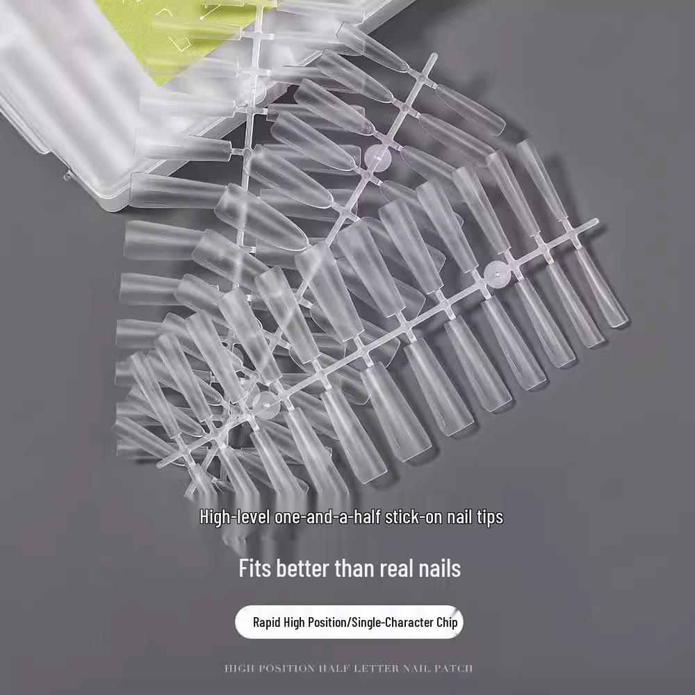 Street Encounter Thin Dog Long-Lasting Nail Art Wearable Tips - No Grind, Nail Salon Quality