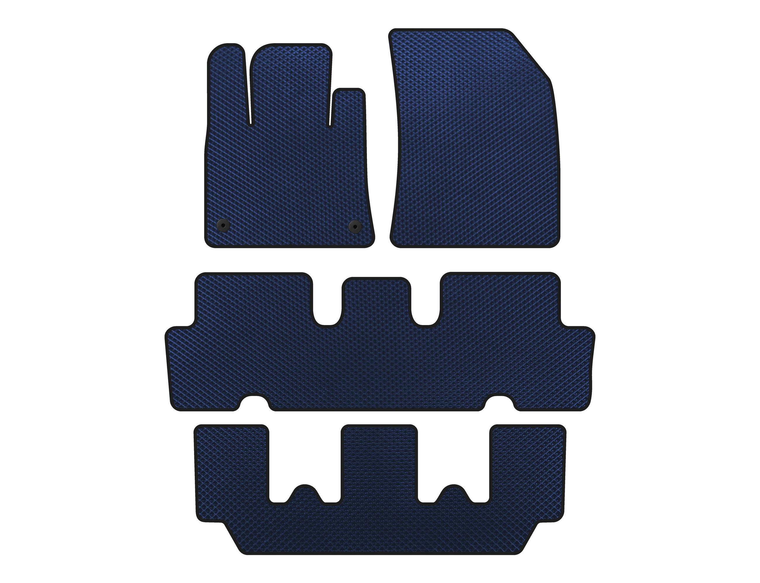 

EVA mats (3 rows, Blue) for Citroen C-4 Picasso 2013-2022