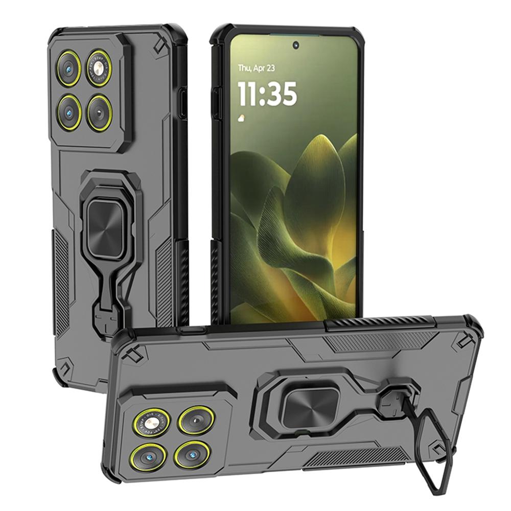 For Motorola Moto Edge 70 5G Case Ring Holder Shockproof Armor Phone Cases for Moto Edge70 Lens Protect Cover