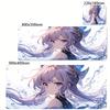 Cute Anime Girl Mouse Pad Pink Mousepad Big Kawaii Mouse Mat Computer Large Play Rubber Rug Girls Desk Mat Girls Beautiful