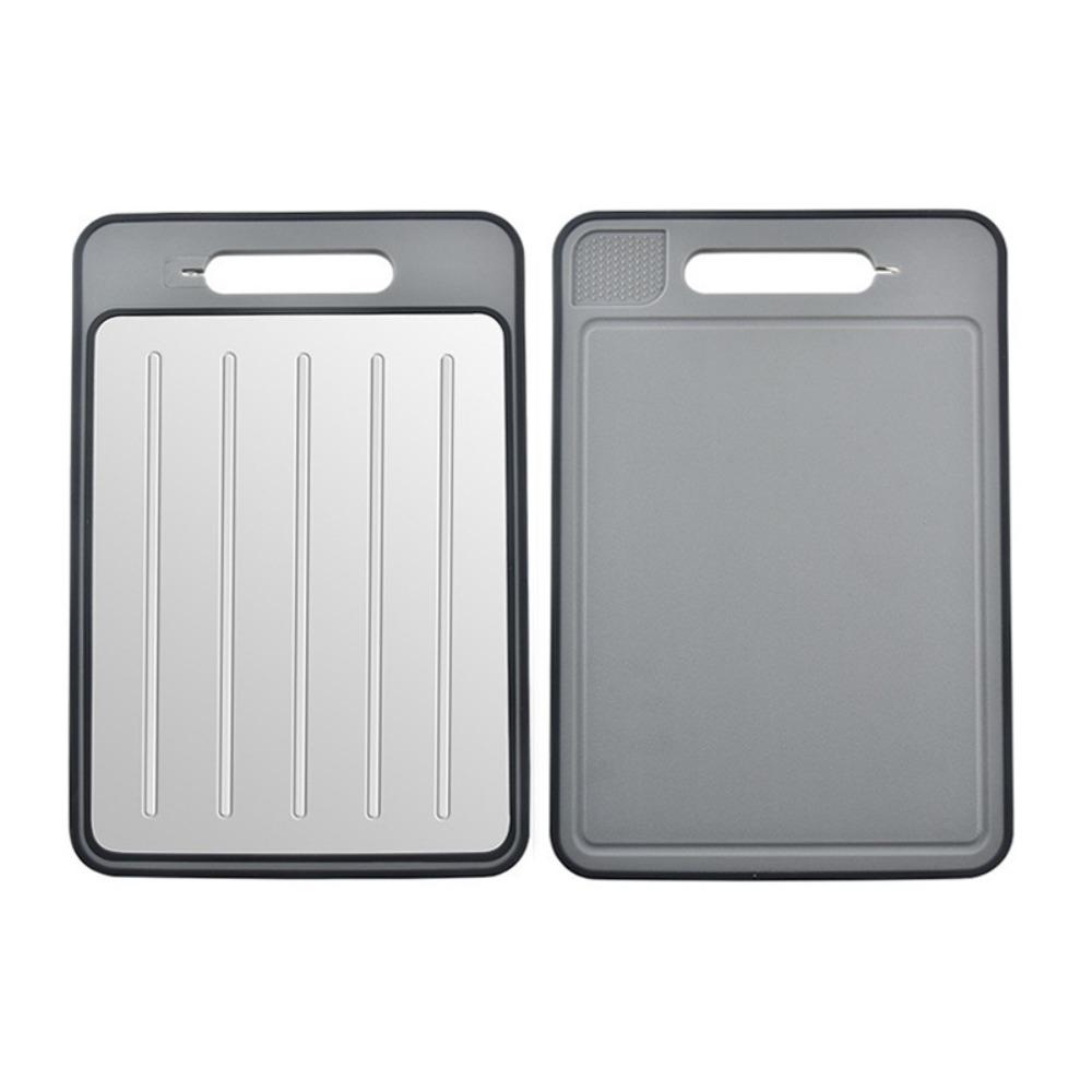Double Sided Quick Defrosting Tray Rectangular Chopping Board Thaw Meat Board  Fish