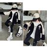 Girls' 2024 Winter Cotton-Padded Baseball Jacket