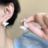S925 Silver Pearl Butterfly Earrings - Elegant and Versatile Female Accessory
