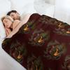 Pine Marten Throw Blanket Color Fast Cozy Throw Blanket