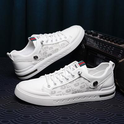 New Men's Shoes Low-top Casual Shoes Men's Board Shoes Fashion Little White Shoes Men's Trend Versatile Feet Breathable Shoes