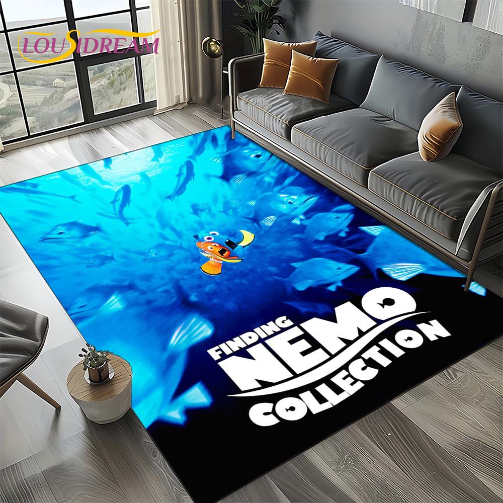 27 Style Cute Finding Nemo Cartoon Sea World Carpet Rug for Bedroom Living Room Home Sofa Decoration,kids Large Decor Floor Mat