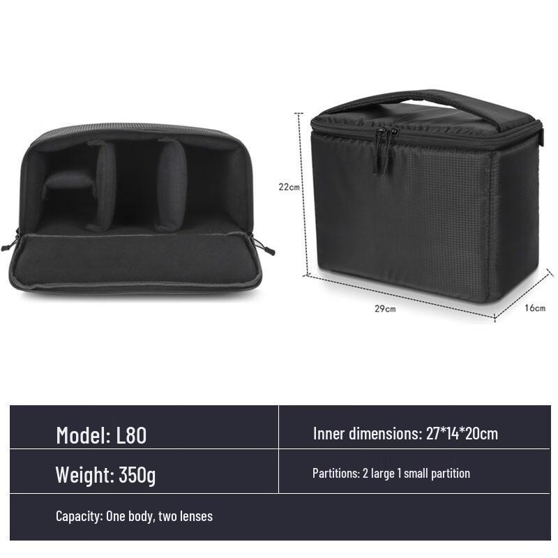 Professional DSLR Camera Padded Bag