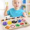 Kindergarten Sinnes-Perlen-Sortier- und Auffädelspielzeug zum Farbenlernen und für die kognitive Entwicklung