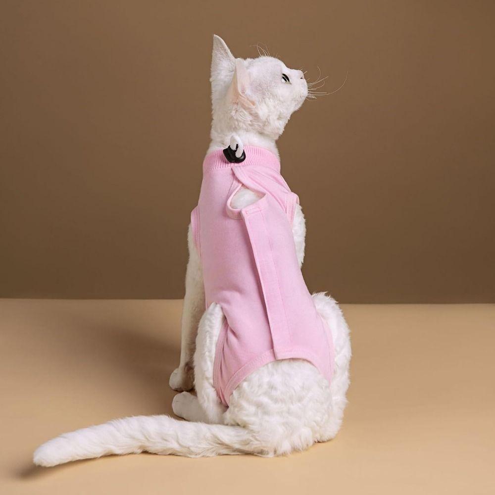Soft Cat Recovery Suit Anti Bite Cat Neutering Wear Washable Physiological Clothes  Kitten