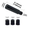 Abfer Car Shift 130mm Weighted Aluminum Shift Universal Black Knob, Handle, 5-Speed Automatic, Fit,