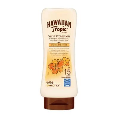 Loțiune solară ultra-luminoasă Hawaiian Tropic Satin Protection SPF15 180 ml