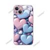 Korean Wind Ins Macaron Love Applies To iPhone17 Small Fresh Mobile Phone Case Apple 16 All-inclusive Glass Hard Case
