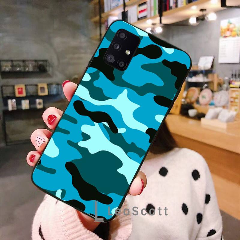 Military Army Camo Camouflage Phone Case For Samsung A50 A51 A71 A20E A20S S10 S20 S21 S30 Plus Ultra 5G M11